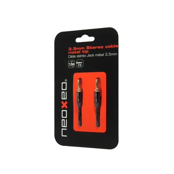 27311768_7326 Neoxeo X250E25016 audio cable 1.5 m 3.5mm Black