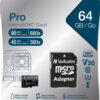 Verbatim Pro 64 GB MicroSDXC UHS Class 10