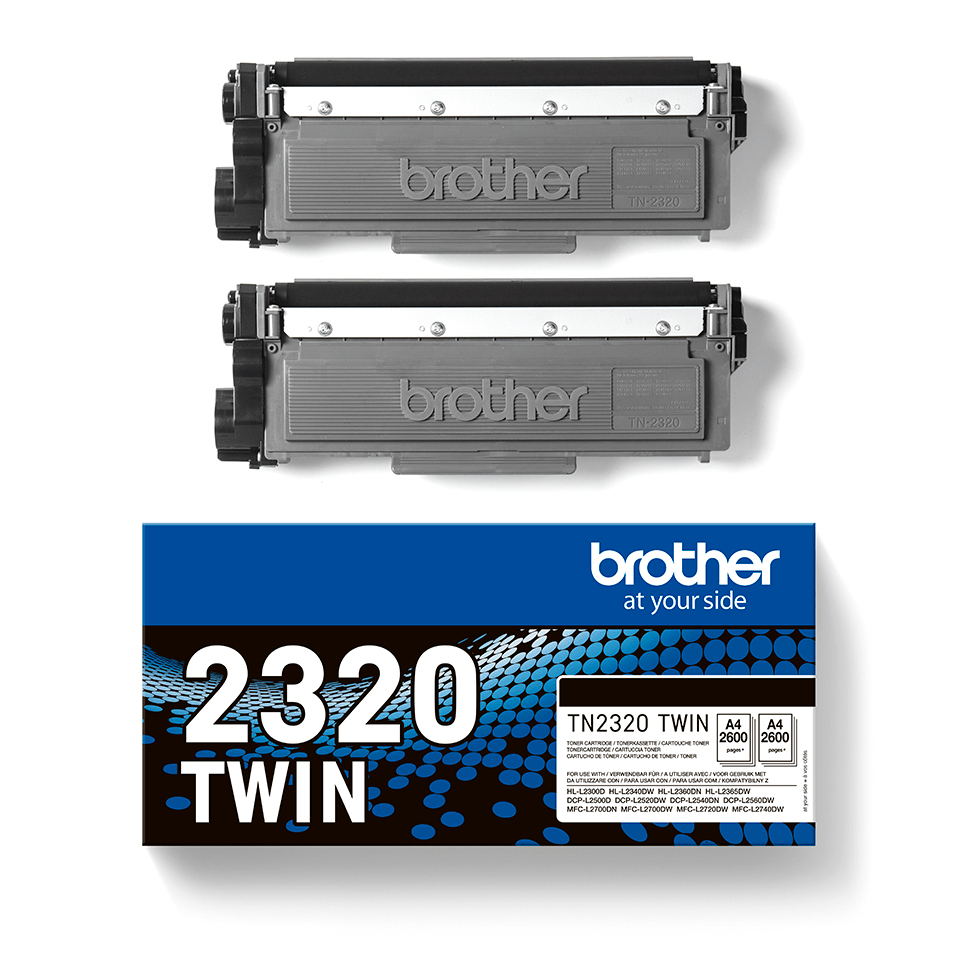 275b335f2853273da10669855a71604cb870e77e Brother TN-2320TWIN Toner-kit twin pack, 2x5.200 pages ISO/IEC 19752 Pack=2 for Brother HL-L 2300