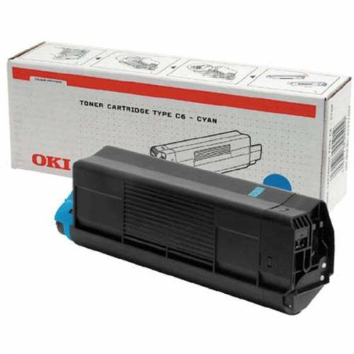 OKI 43034807 Toner cyan, 1.500 pages/5% for OKI C 3200