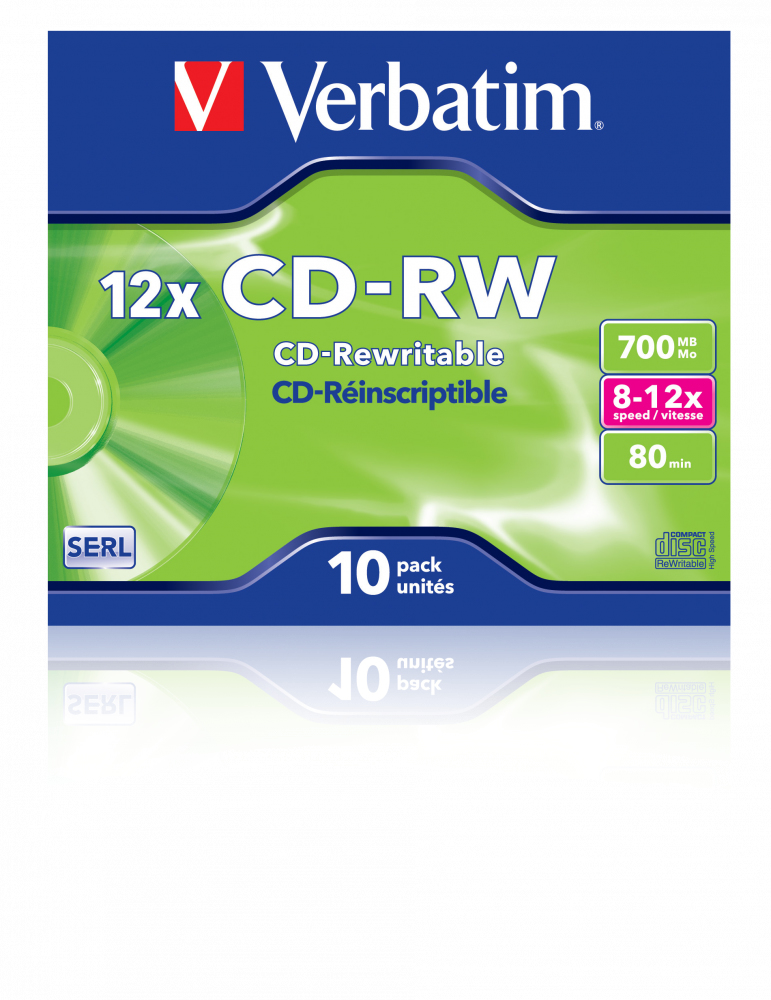 Verbatim CD-RW 12x 700 MB 10 pc(s)