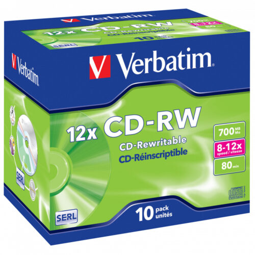 Verbatim CD-RW 12x 700 MB 10 pc(s)