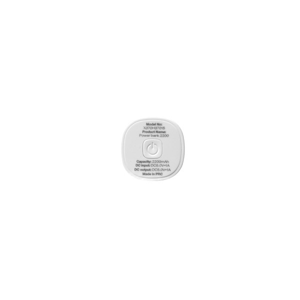 Neoxeo X370H37015 power bank Lithium-Ion (Li-Ion) 2200 mAh White