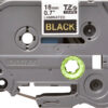 292d322c1f29264b19876f81bca0509d8de0824b Brother TZE-344 DirectLabel gold on black Laminat 18mm x 8m for Brother P-Touch TZ 3.5-18mm/36mm/6-18mm/6-24mm/6-36mm