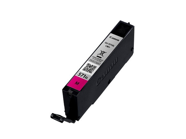 Canon 0333C004/CLI-571MXL Ink cartridge magenta high-capacity Blister, 650 pages 400 Photos 11ml for Canon Pixma MG 5750/7750