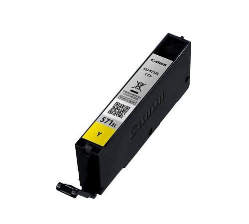 Canon 0334C004/CLI-571YXL Ink cartridge yellow high-capacity Blister, 680 pages 336 Photos 11ml for Canon Pixma MG 5750/7750