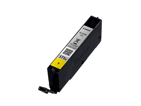 Canon 0334C004/CLI-571YXL Ink cartridge yellow high-capacity Blister, 680 pages 336 Photos 11ml for Canon Pixma MG 5750/7750