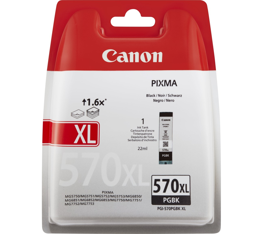 29627538_6178362506 Canon 0318C008/PGI-570PGBKXL Ink cartridge black high-capacity pigmented Blister 22ml for Canon Pixma MG 5750/7750