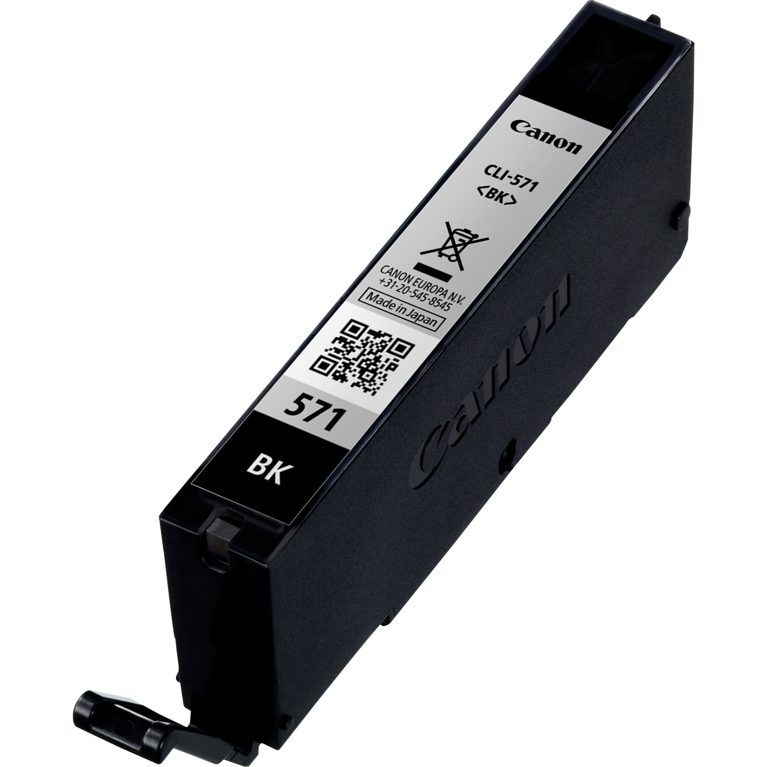 Canon 0385C001/CLI-571BK Ink cartridge black, 1.105 pages ISO/IEC 24711 398 Photos 6.5ml for Canon Pixma MG 5750/7750