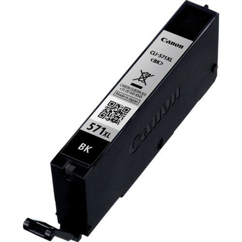 Canon 0331C001/CLI-571BKXL Ink cartridge black high-capacity, 4.425 pages ISO/IEC 24711 895 Photos 11ml for Canon Pixma MG 5750/7750