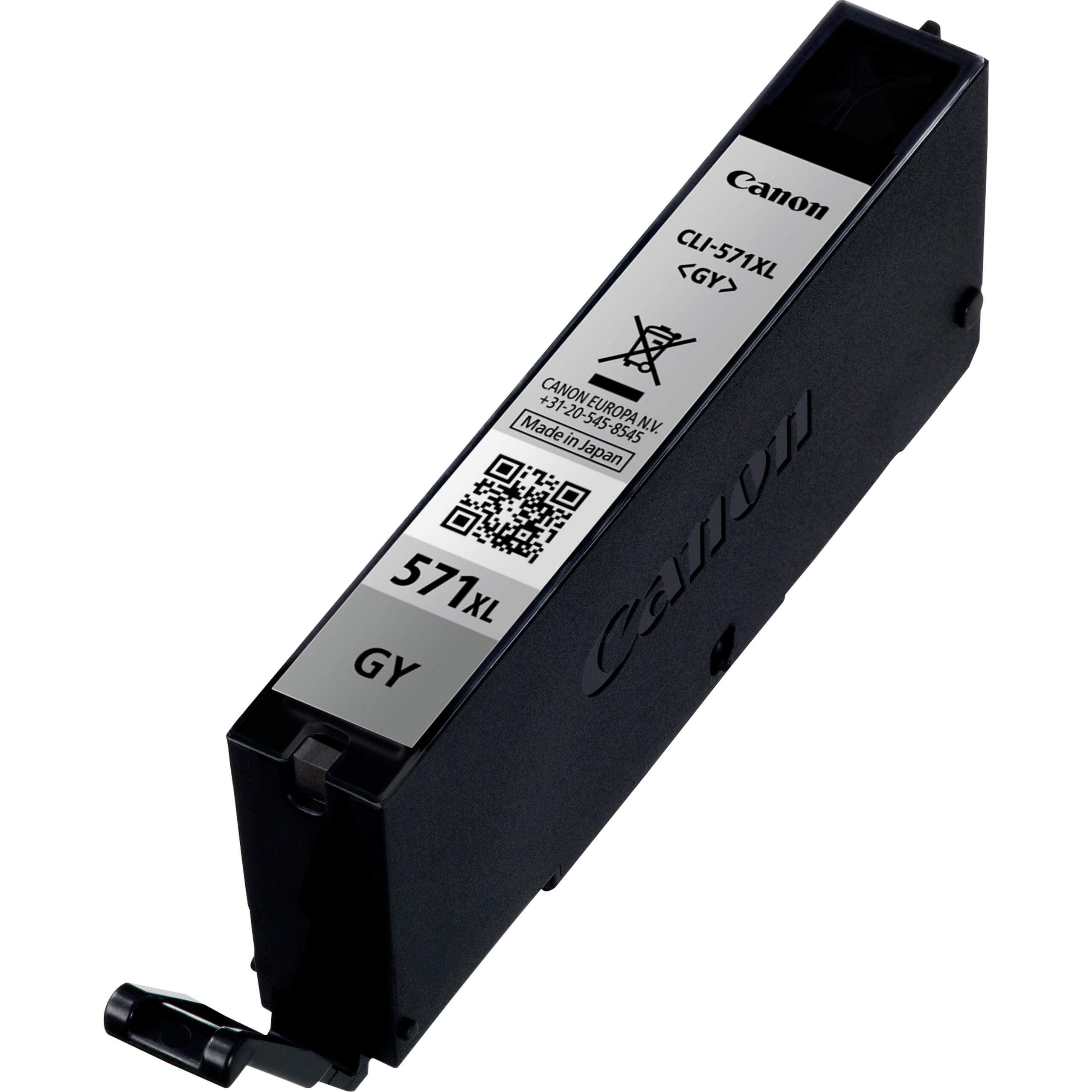 Canon 0335C001/CLI-571GYXL Ink cartridge gray high-capacity, 3.350 pages ISO/IEC 24711 289 Photos 11ml for Canon Pixma MG 7750