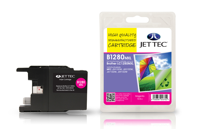 Jet Tec 101B128038 ink cartridge Standard Yield Magenta
