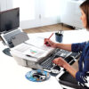 Fellowes Easy Glide document holder Black, Grey