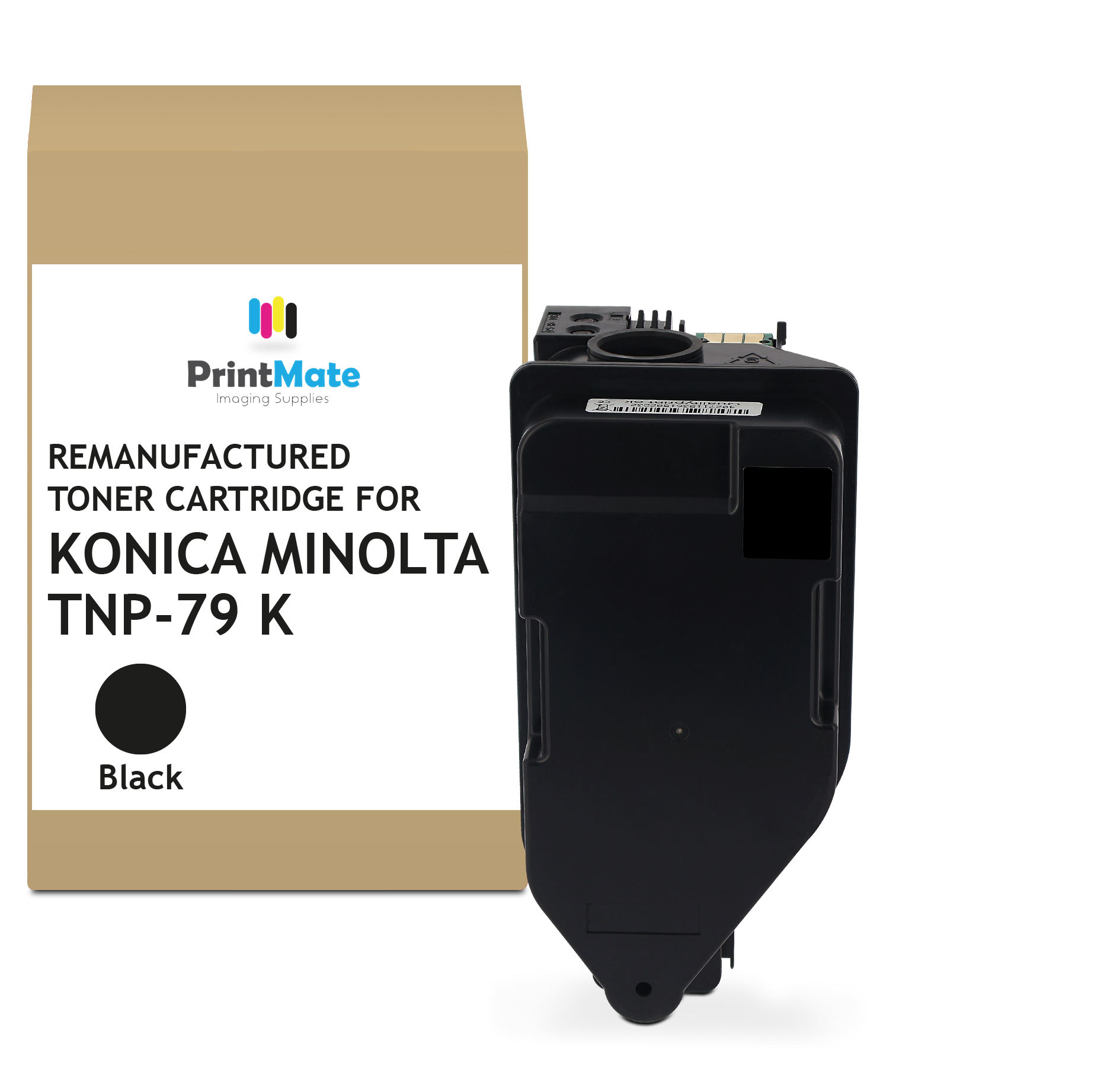 PrintMate KONICA MINOLTA TNP79K, remanufactured toner, Black 13000p