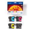 2cabf3a060f9d6253ca70762e88ba4fcba825046 Brother LC-980VALBP Ink cartridge multi pack Bk,C,M,Y 360pg + 3x260pg Pack=4 for Brother DCP 145 C