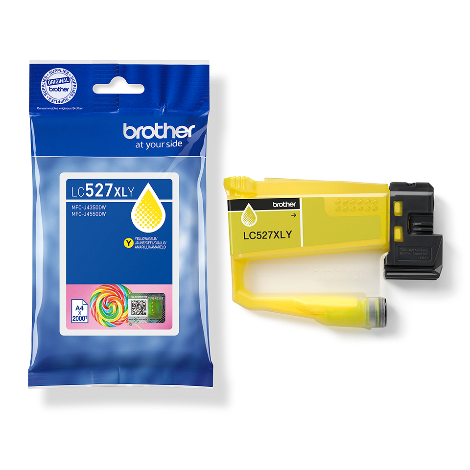 2cf2ed4f42f5778573ade8e2153be3189e77f125 Brother LC-527XLY Ink cartridge yellow high-capacity, 2.000 pages ISO/IEC 19752 for Brother MFC-J 4350