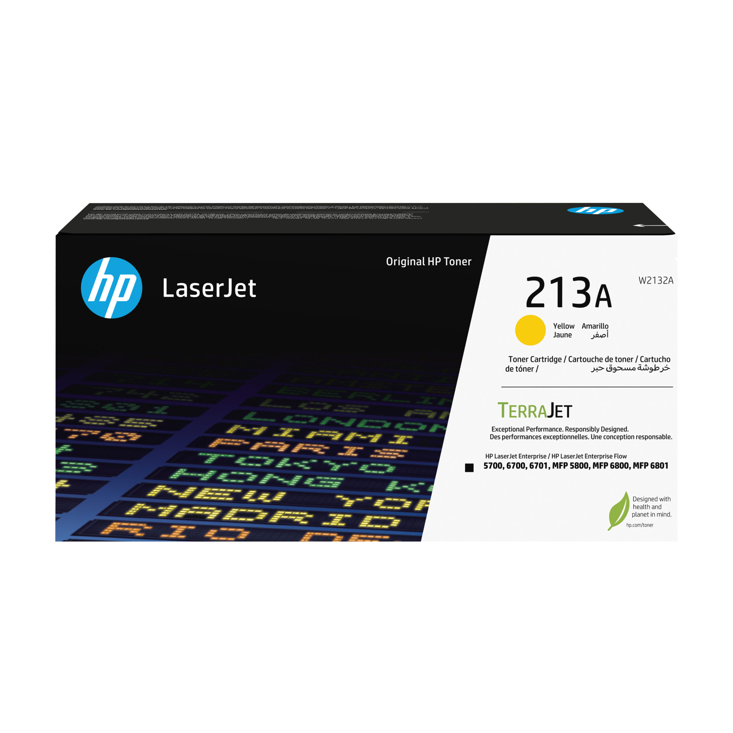 HP W2132A/213A Toner cartridge yellow, 3.000 pages ISO/IEC 19798 for HP CLJ 5800/6700/6701/6800