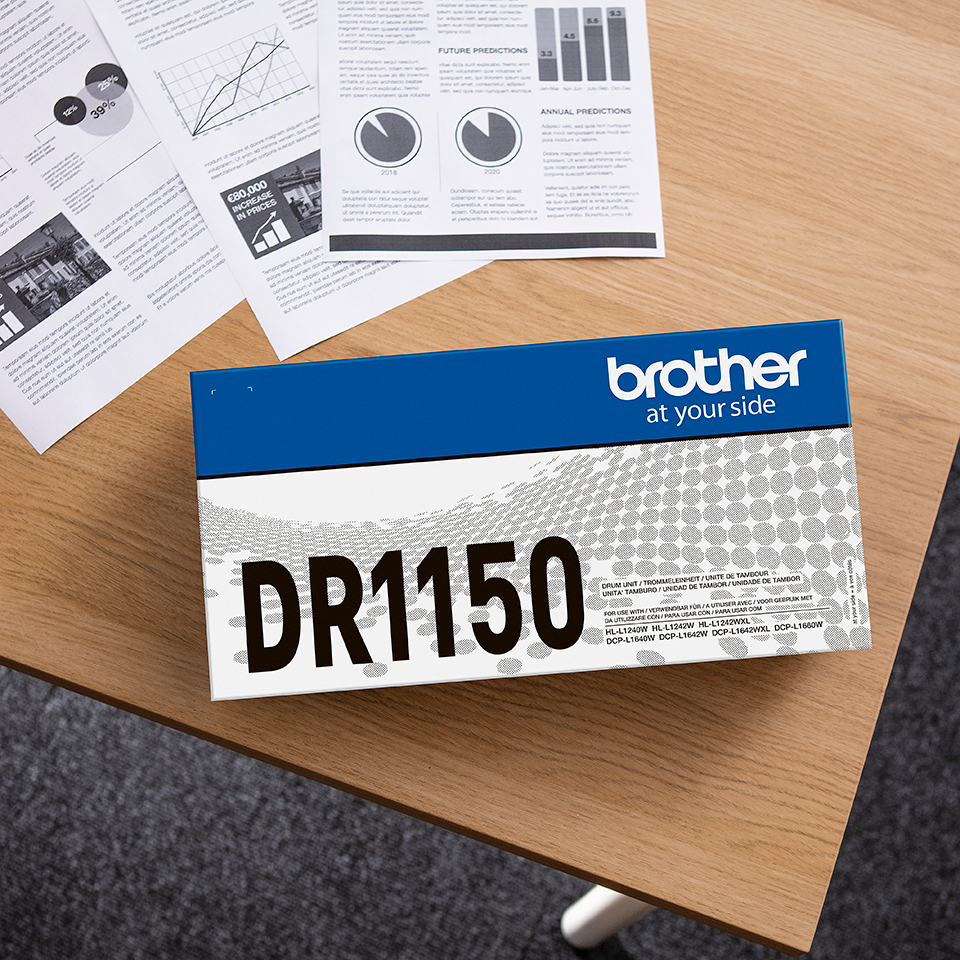 Brother DR-1150 Drum kit, 10.000 pages ISO/IEC 19752 for Brother HL-L 1240