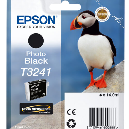 30153143_4243132235 Epson C13T32414010/T3241 Ink cartridge black, 4.200 pages 14ml for Epson SC-P 400