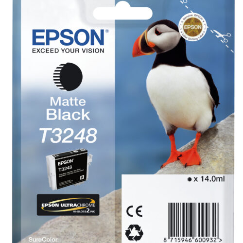 30153376_4745641244 Epson C13T32484010/T3248 Ink cartridge black matt, 650 pages 14ml for Epson SC-P 400