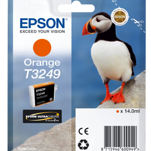 30153655_4764455022 Epson C13T32494010/T3249 Ink cartridge orange, 980 pages 14ml for Epson SC-P 400