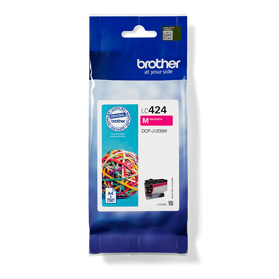 30160cf4397addf3d207af1cd70f0e5ff34f96b5 Brother LC-424M Ink cartridge magenta, 750 pages ISO/IEC 19752 for Brother DCP-J 1200