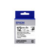 Epson C53S654024/LK-4WBQ DirectLabel-etikettes black on white 12mm x 5m for Epson LabelWorks 4-18mm/36mm/6-12mm/6-18mm/6-24mm