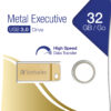 Verbatim Metal Executive 32 GB - USB 3.0 Drive – Gold