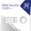 Verbatim Metal Executive - USB Drive 32 GB - Silver
