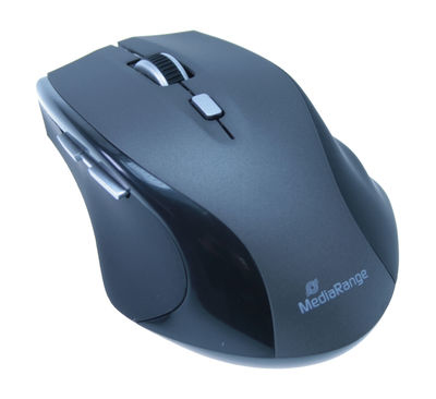 MediaRange MROS104-UK keyboard Mouse included RF Wireless QWERTY UK English Black, Grey