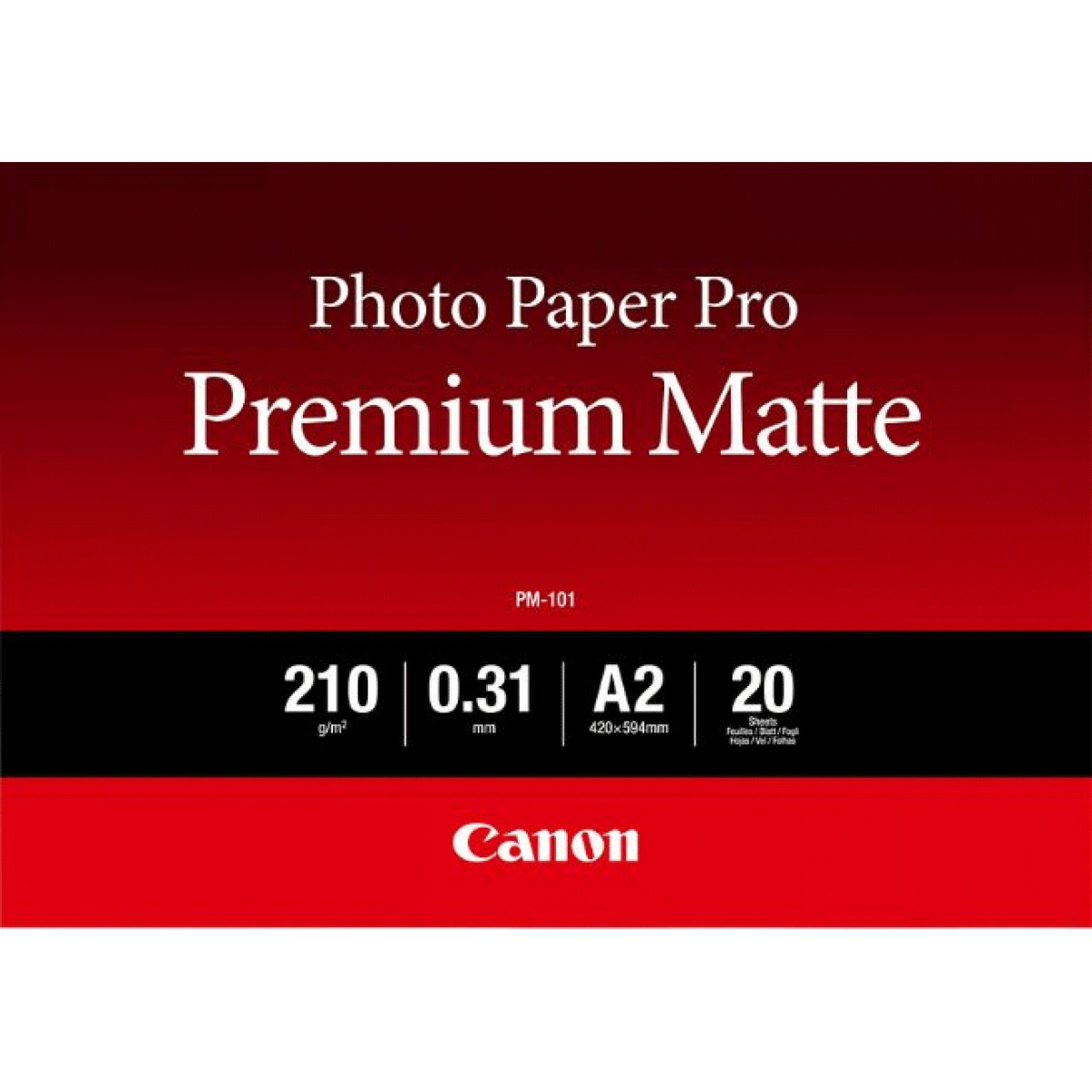 30693260_0817572269 Canon PM-101 Premium Matte Photo Paper A2 - 20 Sheets