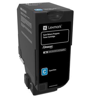 30866948_1791 Lexmark 74C20C0 Toner-kit cyan return program, 3.000 pages ISO/IEC 19798 for Lexmark CS 720/725/CX 725