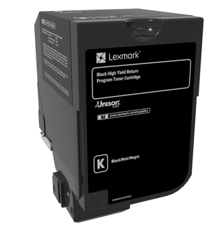 30866953_6505 Lexmark 74C2HK0 Toner-kit black return program, 20.000 pages ISO/IEC 19798 for Lexmark CS 720/725