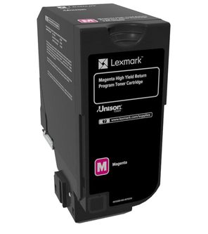30866954_5736 Lexmark 74C2HM0 Toner-kit magenta return program, 12.000 pages ISO/IEC 19798 for Lexmark CS 725