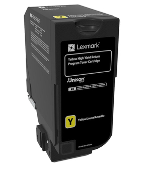 Lexmark 74C2HY0 Toner-kit yellow return program, 12.000 pages ISO/IEC 19798 for Lexmark CS 725