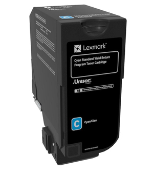 Lexmark 74C2SC0 Toner-kit cyan return program, 7.000 pages ISO/IEC 19798 for Lexmark CS 720/725/CX 725