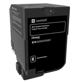 Lexmark 74C2SK0 Toner-kit black return program, 7.000 pages ISO/IEC 19798 for Lexmark CS 720/725/CX 725