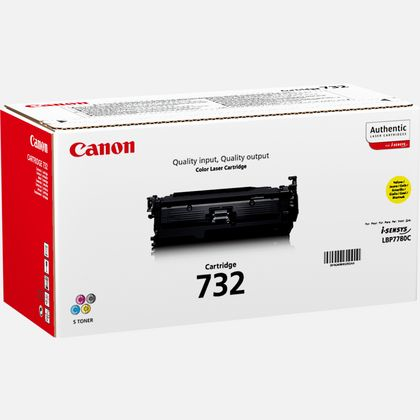 Canon 6260B011/732Y Toner cartridge yellow Project, 6.400 pages ISO/IEC 19798 for Canon LBP-5480/7780