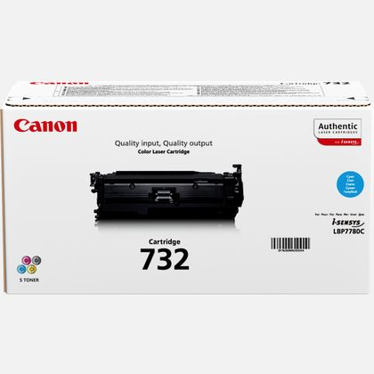 Canon 6262B011/732C Toner cartridge cyan Project, 6.400 pages ISO/IEC 19798 for Canon LBP-5480/7780