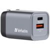 31c201d459add3f24621a598ddd3aa42 Verbatim GNC-35 GaN Charger 35W with 1 x USB-C PD 35W / 1 x USB-A QC 3.0 (EU/UK/US)