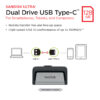 SanDisk Ultra Dual Drive USB Type-C USB flash drive 128 GB USB Type-A / USB Type-C 3.2 Gen 1 (3.1 Gen 1) Black, Silver
