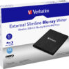 32158352_1057326483 Verbatim External Slimline optical disc drive Blu-Ray RW Black