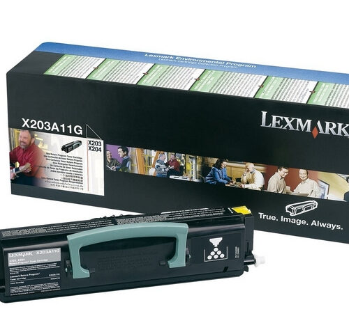 3243357_2037 Lexmark X203A11G Toner-kit return program, 2.500 pages ISO/IEC 19752 for Lexmark X 203