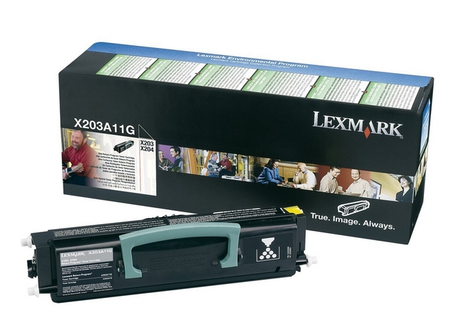 3243357_2037 Lexmark X203A11G Toner-kit return program, 2.500 pages ISO/IEC 19752 for Lexmark X 203