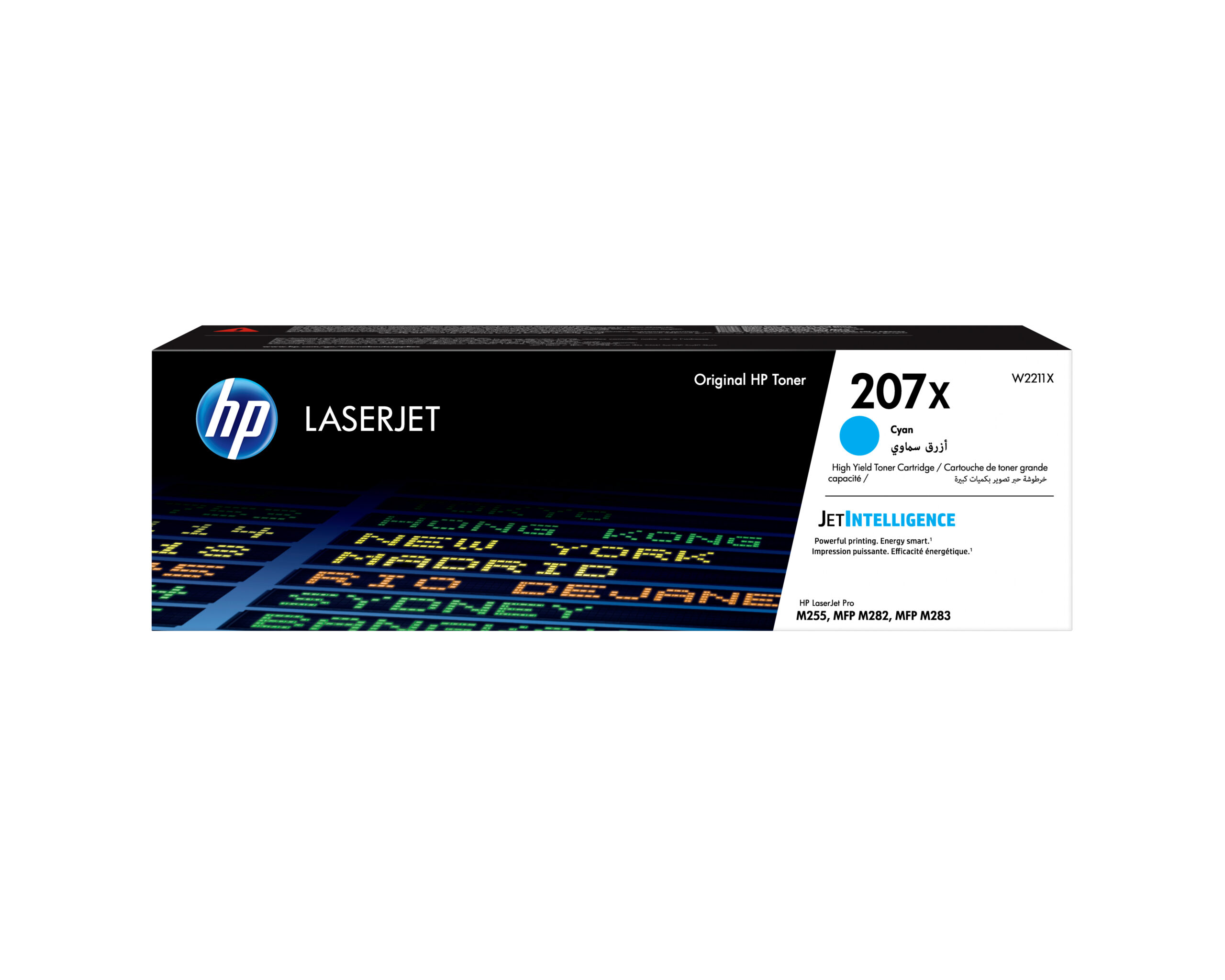 HP W2211X/207X Toner cartridge cyan high-capacity, 2.450 pages ISO/IEC 19752 for HP M 283