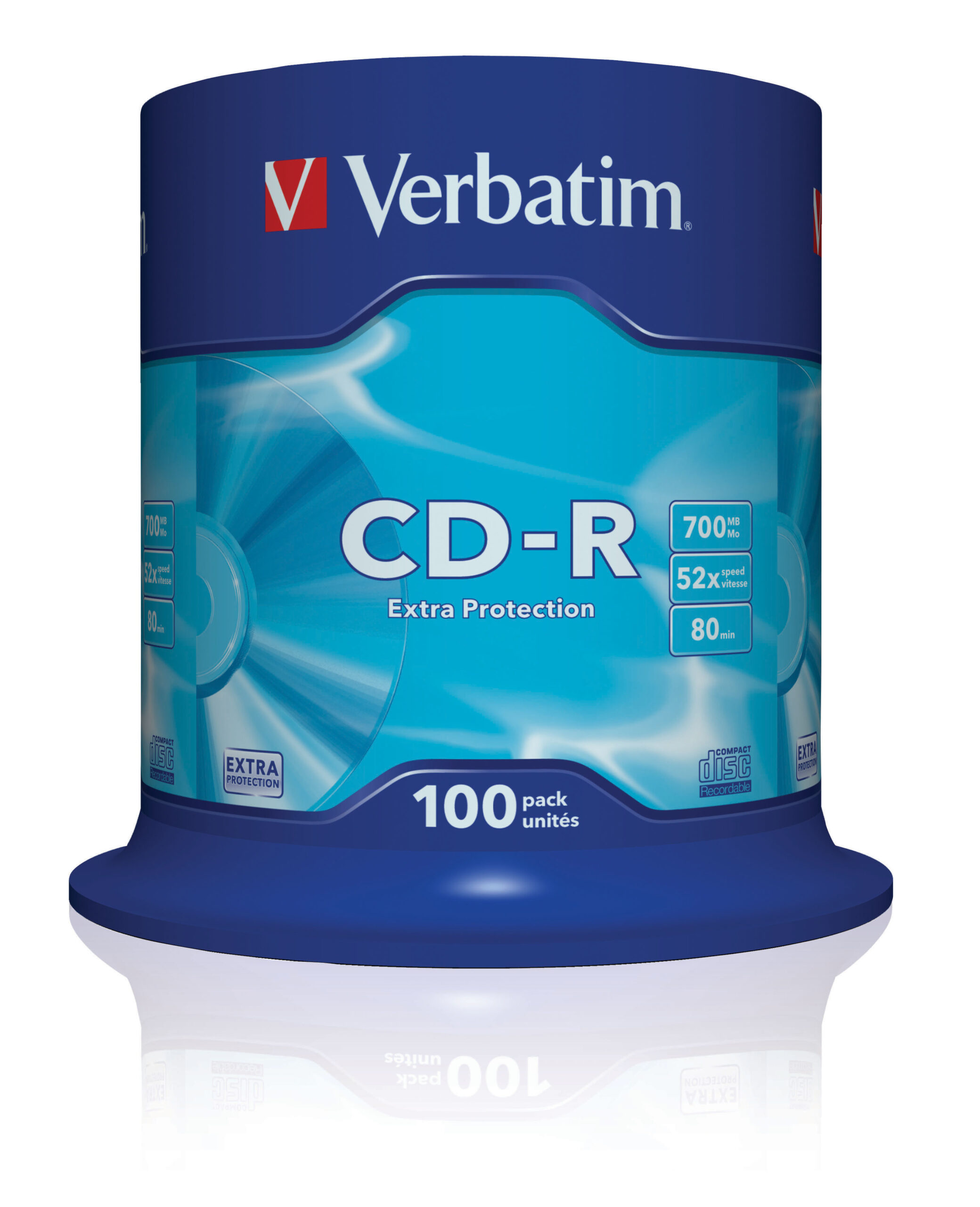 325611_1170129201 Verbatim CD-R Extra Protection 700 MB 52x 100 pc(s)