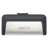 SanDisk 173338 USB flash drive 64 GB USB Type-A / USB Type-C Black, Silver