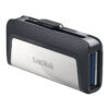SanDisk 173338 USB flash drive 64 GB USB Type-A / USB Type-C Black, Silver