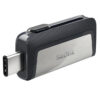 SanDisk 173338 USB flash drive 64 GB USB Type-A / USB Type-C Black, Silver