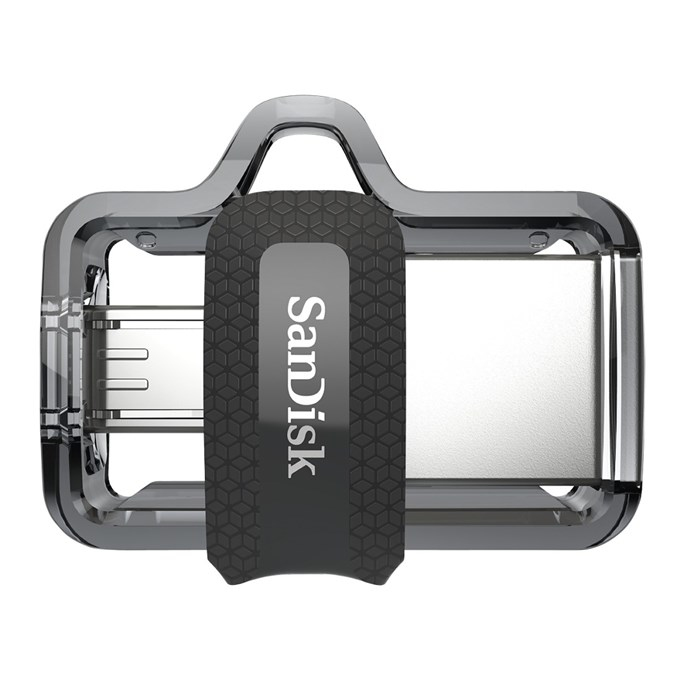 SanDisk 173386 USB flash drive 128 GB USB Type-A / Micro-USB Black, Transparent